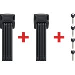 ABUS Bordo 6000K 90cm Faltschloss + Halterung Twinset schwarz