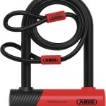 ABUS 420K/150HB140 Ultimate Mini Bügelschloss + Cobra 10/120 rot