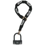 ABUS Kombi Bügelschloss incl. Kette schwarz