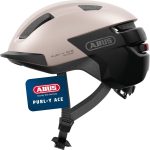 ABUS Fahrradhelm Purl Y ACE mit LED Licht – geeignet Fahrten auf E Bike und S Pedelec – Trendiger NTA Schutzhelm für Erwachsene und Jugendliche – Beige, Größe S : Amazon.de: Sport & Freizeit