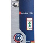ABUS Kettenschloss Iven Chain 8210 – Fahrradschloss aus gehärtetem Stahl – mit Kunstfaserummantelung – ABUS Sicherheitslevel 10 – 85 cm – Schwarz