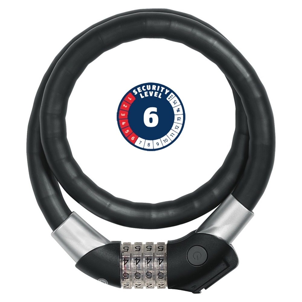 abus-fahrradschloss-zahlenschloss-982wkg-1.jpg Abus Zahlen Kabelschloss Steel O Flex™ Raydo Pro 1460/85 TexKF Ø 20 mm – Bild 1
