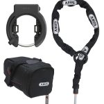 Abus Rahmenschloss 6950M NR + ACH 2.0 Kette 130 cm + Tasche ST5950