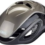 ABUS Rennradhelm GameChanger Aerodynamischer Fahrradhelm mit optimalen Ventilationseigenschaften für Damen und Herren Dunkelgrau, Größe L : ...