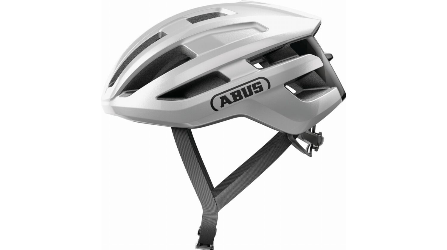 abus-rennradhelm-910kzk-1.jpg Abus PowerDome Rennrad Helm gleam silver – Bild 1
