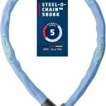 ABUS Kettenschloss Steel O Chain 5805K – Fahrradschloss aus Stahl – ABUS Sicherheitslevel 5