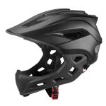 Full Face Bike Helm für, Abnehmbarer Kinnschutz, 13 Lüftungsschlitze, 2 in 1 Helm mit Zum Radfahren, BMX (Schwarz) : Amazon.de: Sport & Freizeit