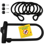 Sicherheits Bügelschloss, höchste Sicherheitsstufe 15/15 für E Bike & Fahrrad | Decathlon