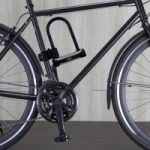nean Fahrrad Bügel Schloss mit Halterung und zwei Schlüsseln Ø 16 mm,