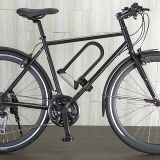 buegelschloss-fahrrad-942ebz.jpg nean Fahrrad Bügel Schloss Vierkant mit Halterung und zwei Schlüsseln extra massiv 16 x 16 mm, 330 x 167mm Schwarz – Bild 1