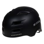 BE COOL Fahrradhelm mit Beleuchtung, Blinker & Bremslicht