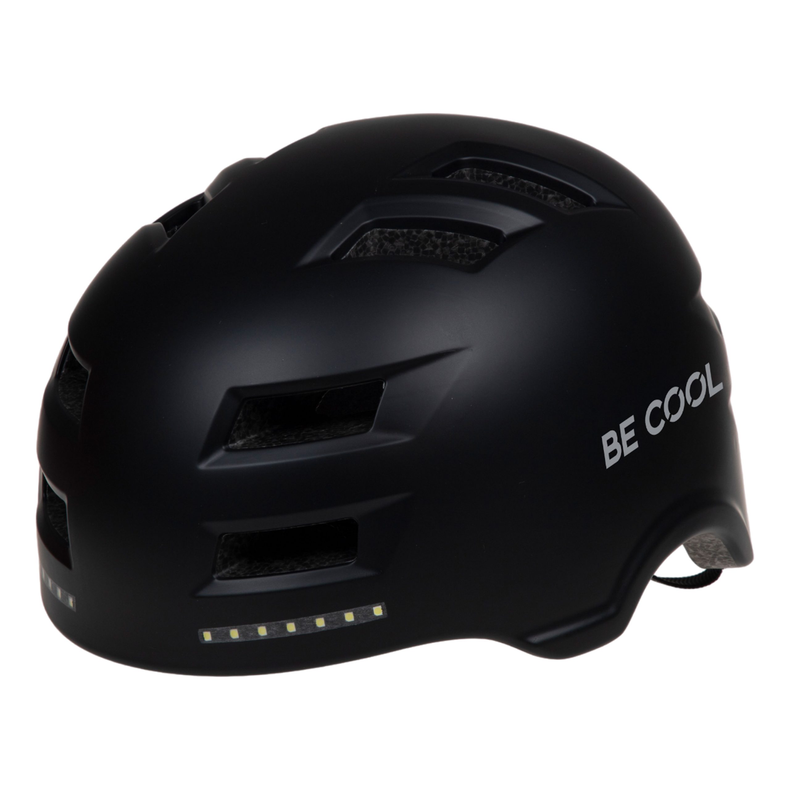 coole-fahrradhelme-842dmy-1.jpg BE COOL Fahrradhelm mit Beleuchtung, Blinker & Bremslicht – Bild 1