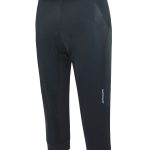 Damen Fahrradhose 3/4 Radhose Lang Pro Line Schwarz