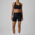 Damen Radhose mit Schaum Gel Polster schwarz | 4F Sportbekleidung und Schuhe