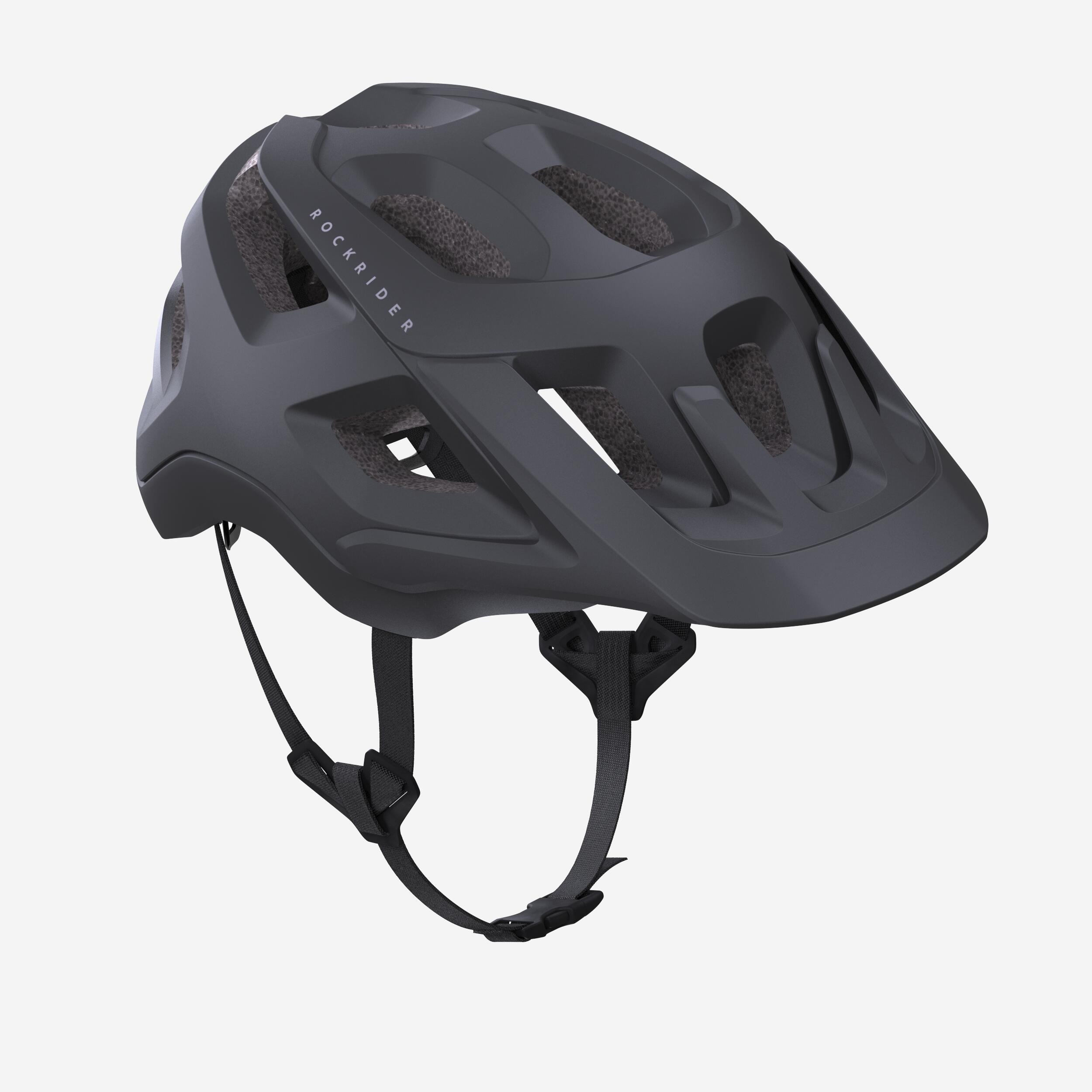 decathlon-fahrradhelm-379xev-1.jpg MTB Fahrradhelm – Expl 500 schwarz – Bild 1