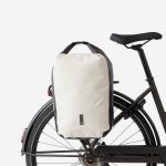 Fahrradtasche Gepäckträgertasche 500 20 Liter wasserdicht gelb/grau
