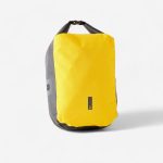 Fahrradtasche Gepäckträgertasche 500 20 Liter wasserdicht gelb/grau | Decathlon