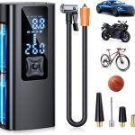 Dunifah Elektrische Luftpumpe Fahrrad Akku Kompressor 150 PSI Mini Tragbare Fahrradpumpe Luftkompressor Für Auto,Motorrad,Fahrrad,Bälle,über USB C wiederaufladbar, Als Taschenlampe und Powerbank : Amazon.de: Sport & Freizeit