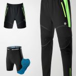 ROCKBROS Fahrradhose Doppellagig Abnehmbar Sporthose Lang Radhose | mit Sitzpolster Gepolsterte Fahrrad Hosen Herren Atmungsaktive MTB Rennrad : Amazon.de: Fashion