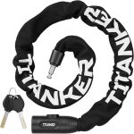Titanker Fahrradschloss, Hohe Sicherheit Fahrrad Kettenschloss, Anti Diebstahl Fahradschloß mit 2 Schlüsseln, Gehärtete Stahlkettenglieder Motorradschloss für E Scooter/E Bike/MTB(950mm x 6mm) : Amazon.de: Sport & Freizeit