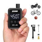 Mini Fahrradpumpe, Elektrische Fahrrad Pumpe mit digitalem LCD Druckmessgerät, Ultrakleine 120PSI Fahrrad Luftpumpe, 500Mah, Typ C aufladbar Akku ...