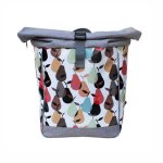 2in1 Fahrradtasche / Rucksack KOMBI aus Plane Gepäcktasche für Frauen Wasserdicht Bike Panniers Design Peras Etsy.de