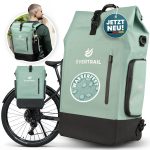 3in1 Fahrradtasche wasserdicht – Rucksack & Gepäckträger | Evertrail