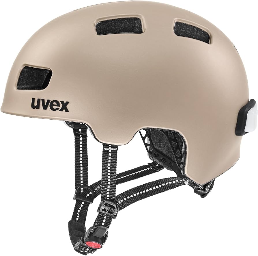 fahrradhelm-damen-uvex-475zvh-1.jpg uvex City 4 Leichter City Helm für Damen und Herren individuelle Größenanpassung inkl. LED Licht Soft Gold matt 58 61 cm : Amazon.de: Sport & Freizeit – Bild 1