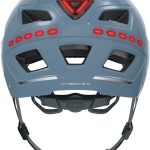 ABUS Hyban 2.0 LED Fahrradhelm signal glacier shiny