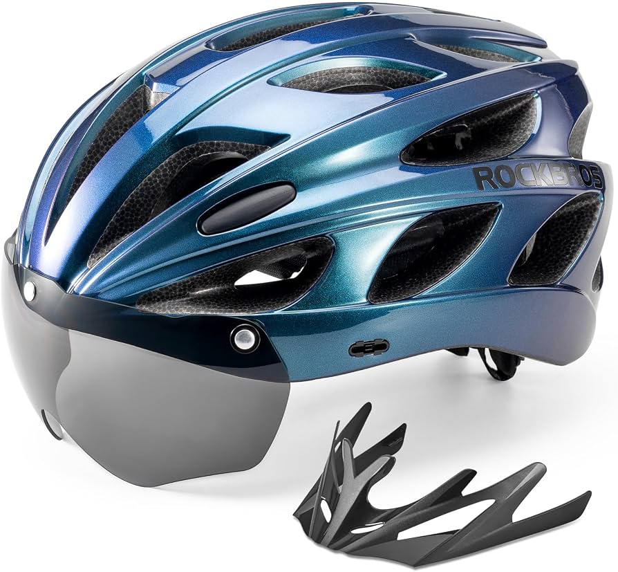 fahrradhelm-rennrad-020bvm-1.jpg ROCKBROS Fahrradhelm Rennrad Helm Radhelm mit Abnehmbarem Visier Cityhelm Fahrradhelm, Cityhelm, Leichter Stadthelm für Damen und Herren, MTB – Bild 1