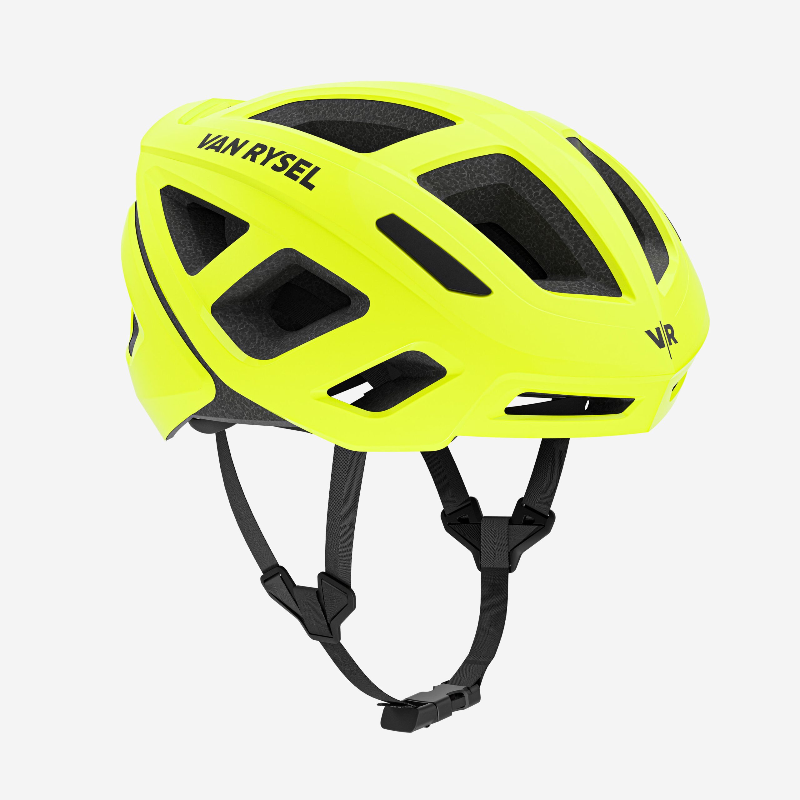fahrradhelm-rennrad-834tap-1.jpg Rennradhelm ROADR 500 neongelb – Bild 1