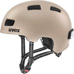 uvex City 4 Leichter City Helm für Damen und Herren individuelle Größenanpassung inkl. LED Licht Soft Gold matt 58 61 cm : Amazon.de: Sport & Freizeit