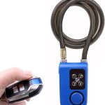 Meichoon Fahrradschloss Alarm Anti Diebstahl Vibration Wireless Fernbedienung Smart Keyless Wasserdicht mit 31 Zoll Kabellänge Sicherheit Digitale Stahlkabelkette für Fahrrad Motorrad Roller Outdoor : Amazon.de: Sport & Freizeit