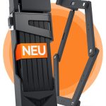 2Radwerk Fahrradschloss Secure Fold ART zertifiziertes Faltschloss I Fahrrad Schloss, Faltschlösser für ebike, Fahrradschloß mit halterung, e bike schloss, Fahrradschloss hohe Sicherheit, Level ART : Amazon.de: Sport & Freizeit