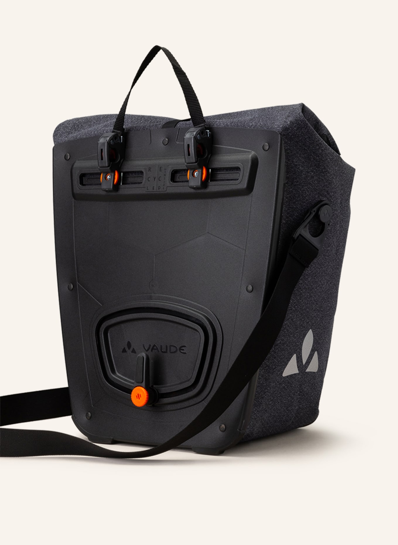fahrradtasche-gepaecktraeger-vaude-219dyh.jpg VAUDE Fahrradtasche RECYCLE SINGLE 23 + 7 l – Bild 1