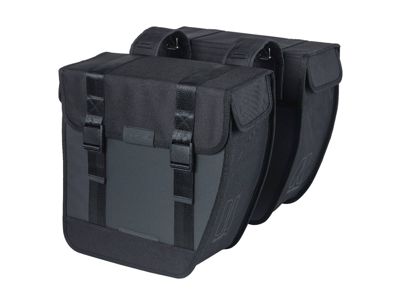 fahrradtasche-gepaecktraeger-wasserdicht-414ntv.jpg Basil doppel Fahrradtasche Gepäckträger Waterproof Tour Fietscomfort – Bild 1