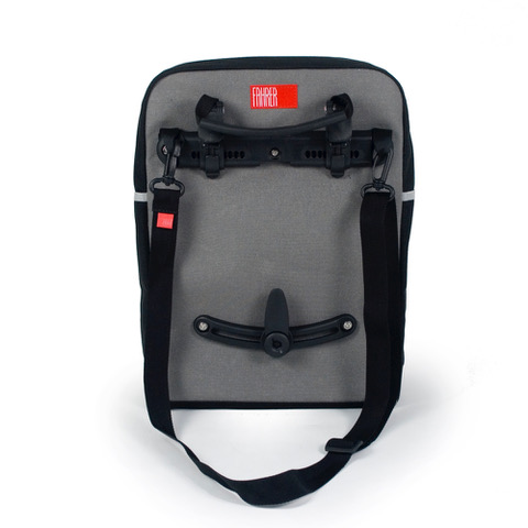 fahrradtasche-klein-528crz-1.jpg KURIER MINI FIX (tarpaulin) black | FAHRER Berlin the bicycle accessories manufacturer – Bild 1