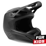 FOX V1 Matte Helm Teens schwarz