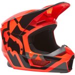 Helm FOX V1 Lux Fluorescent Orange 2022 · Motocard