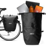 2Radwerk Fahrradtasche für Gepäckträger 25.4 l , 100% Wasserdicht , mit Tragegriff und Schultergurt , fahrradtasche gepäckträger, gepäckträgertasche, Fahrrad Taschen hinten : Amazon.de: Sport & Freizeit