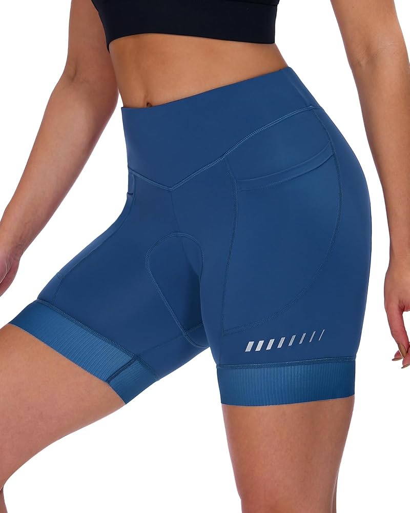gepolsterte-radlerhose-damen-188dlb-1.jpg Sportneer Radlerhose Damen mit Sitzpolster 4D Gepolsterte Fahrradhose kurz mit Tasche Elastische atmungsaktiv Radhose Damen Polster Schmerzfrei Schnelltrockende : Amazon.de: Fashion – Bild 1