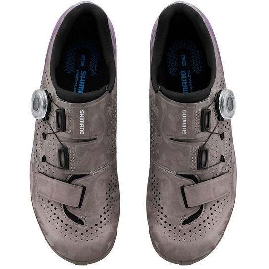 gravel-schuhe-damen-641vof-1.jpg Shimano SH RX600 Gravel Bike Schuhe Damen Grau/Lila | BIKE24 – Bild 1