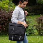 Haberland Einzeltasche 18l Street Work schwarz praktische Fahrradtasche für...