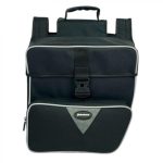 Haberland Fahrradtasche Haberland Doppeltasche Black Line 3.0 33l schwarz flexible Gepäckträ