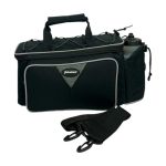 Haberland Fahrradtasche Haberland Gepäckträgeraufsatztasche Flexibag schwarz flexible Transp, Fahrrad Packtasche