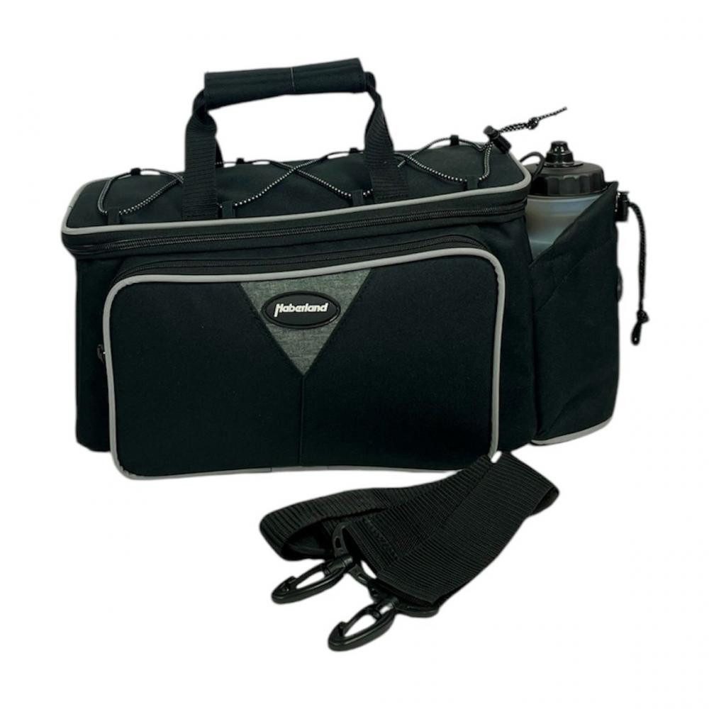 haberland-fahrradtasche-667cqq-1.jpg Haberland Fahrradtasche Haberland Gepäckträgeraufsatztasche Flexibag schwarz flexible Transp, Fahrrad Packtasche – Bild 1