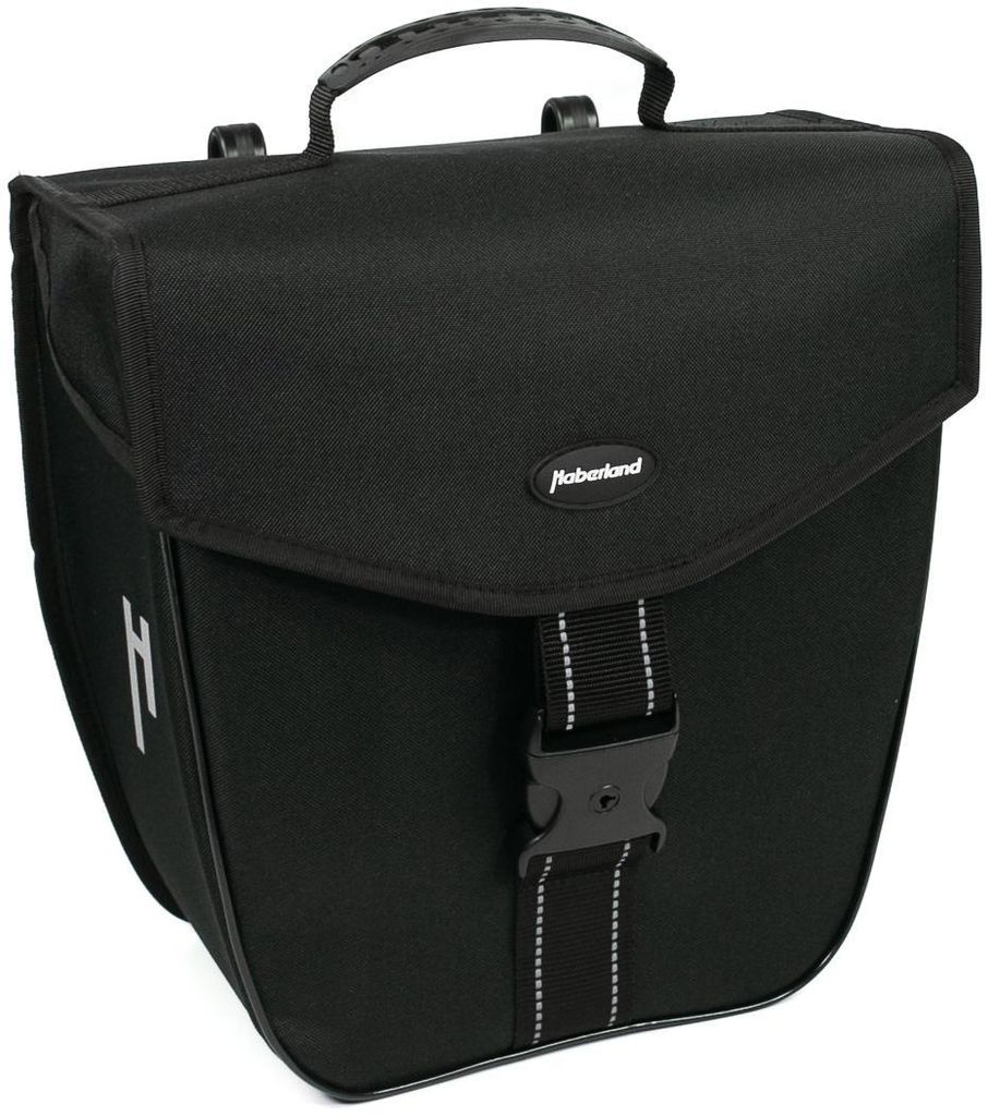 haberland-fahrradtasche-690mpy-1.jpg Haberland Classic Fahrradtasche 16l Schwarz Schwarz One – Bild 1