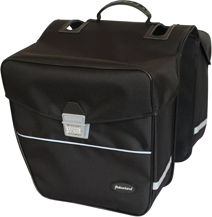haberland-fahrradtasche-922xdm-1.jpg Haberland Fahrradtasche Doppeltasche Für E Bike 20 cm Brücke, Schwarz, 32 x 34 x 16 cm, 28 Liter, 192260 00 : Amazon.de: Sport & Freizeit – Bild 1