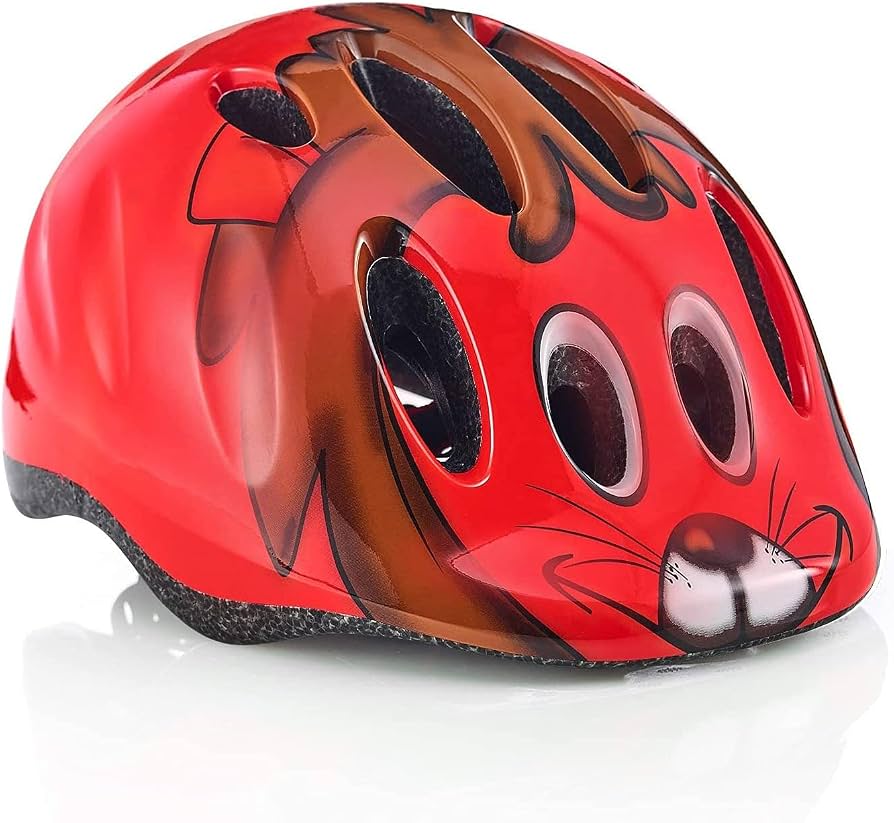 kinderhelme-094ehq-1.jpg Exclusky Kinderhelme für Fahrrad/Skate/Multisport, leicht, verstellbar, 50–57 cm (Alter 5–13 Jahre), Rot : Amazon.de: Sport & Freizeit – Bild 1