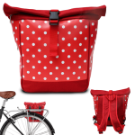 Kleine Kombi Fahrradtasche & Rucksack | Polka Dots